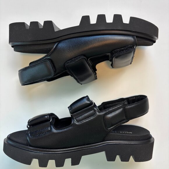 NEW Sister Soeur Paloma Chunky Platform Sandals Black EU 40 Lug Sole - Picture 8 of 9